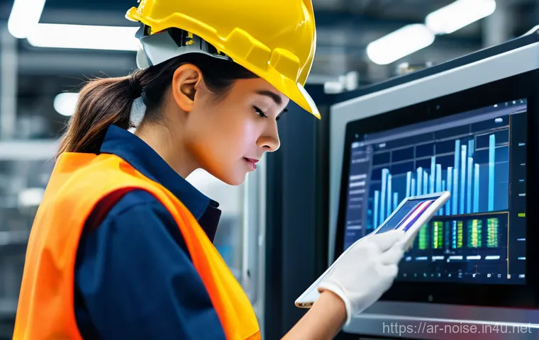 소음진동 데이터 처리 기법 - A serene and advanced smart home living room, bathed in soft, diffused natural light. A young family...